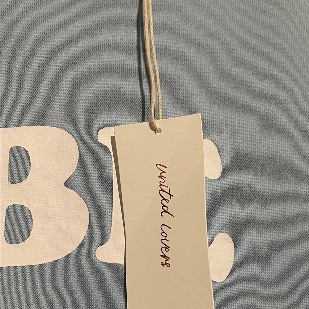 Sky Blue 'Be Nice' Women's Sweatshirt - Picture 2 of 12